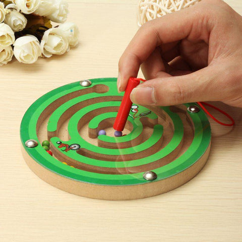Magnetic Beads Maze Board Game
